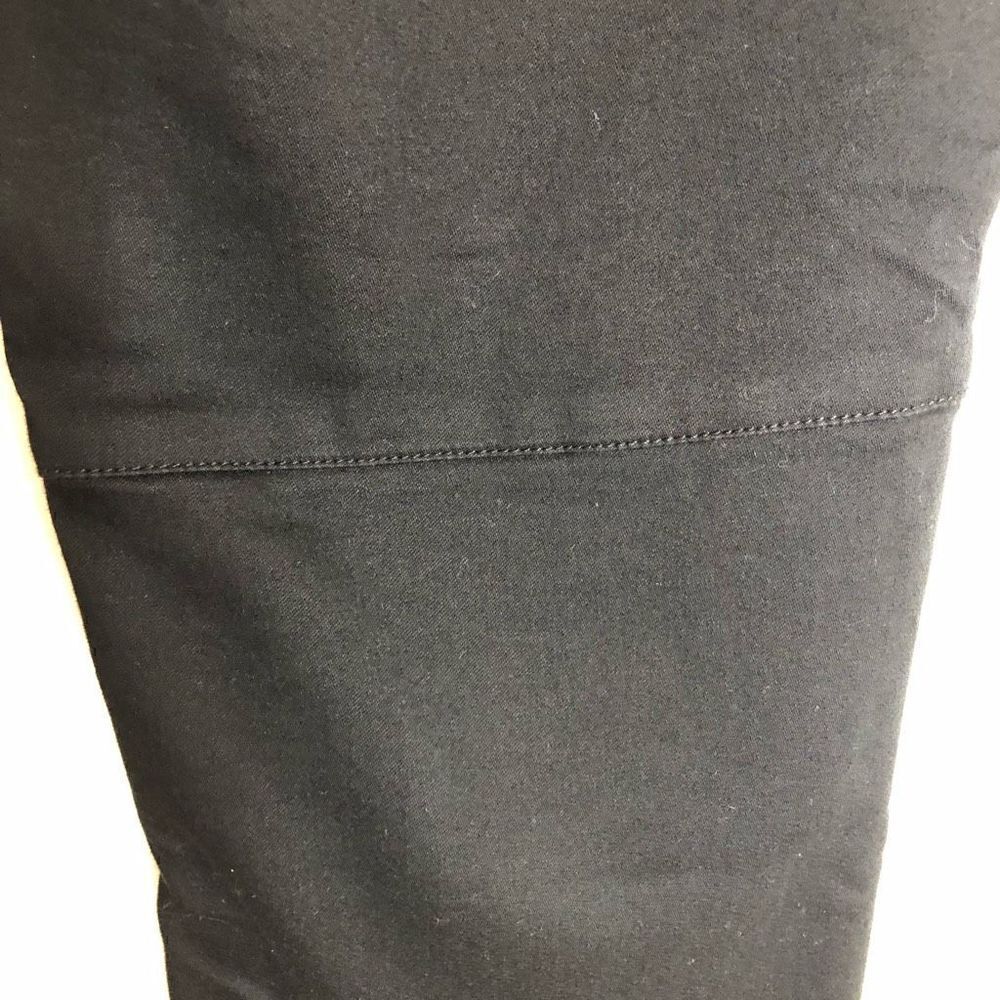Prana Black Mid Rise Slim Leg Dark Academia Pants Size 12 - Picture 5 of 15